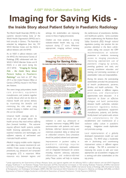WHA pamphlet 4 copy - International Society of Radiology