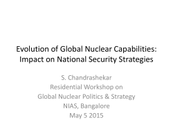 Evolution of Global Nuclear Capabilities: Impact on National
