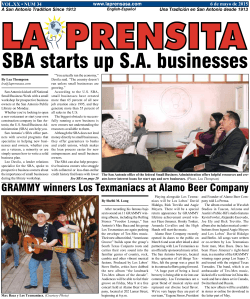 SBA starts up S.A. businesses