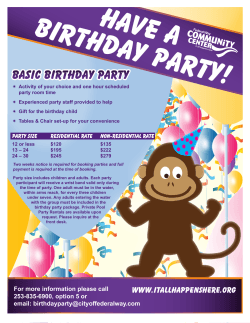 Basic Birthday Party