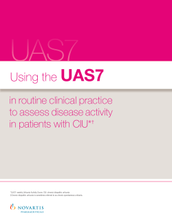 Using the UAS7 - Itching for Answers?