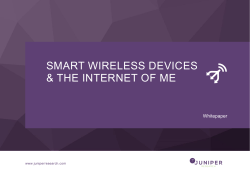 smart wireless devices & the internet of me