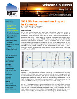 May 2015 Newsletter - Institute of Transportation Engineers