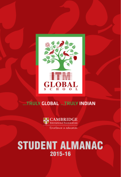 Digital Almanac - ITM Global School