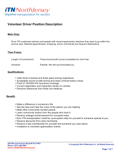 a volunteer application