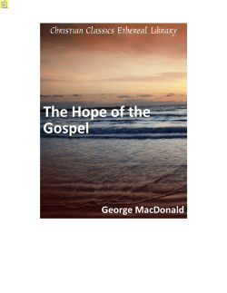 George MacDonald: The Hope of the Gospel