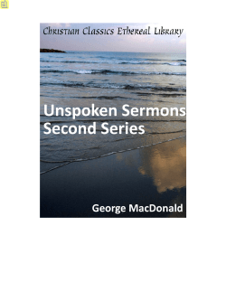 George MacDonald: Unspoken Sermons2