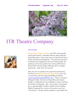 Spring 2015 newsletter