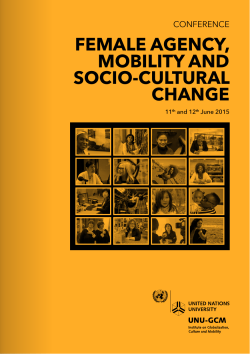 Female agency, mobility and Socio-cultural change