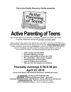 Active Parenting of Teens