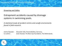 Entrapment accidents caused by drainage
