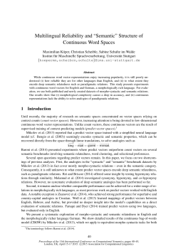 Multilingual Reliability and Semantic Structure of Continuous Word