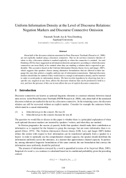 Negation Markers and Discourse Connective Omission