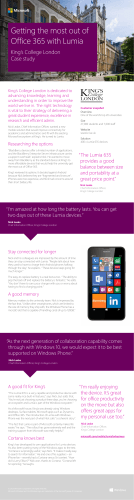 Getting the most out of Office 365 with Lumia