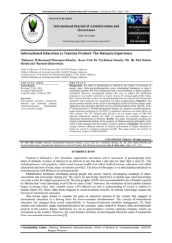 International Journal of Administration and Governance