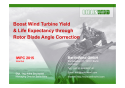 Boost Wind Turbine Yield & Life Expectancy through