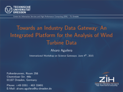 An Integrated Platform for the Analysis of Wind Turbine
