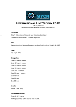 Linz Trophy 2015-Tourn. Information