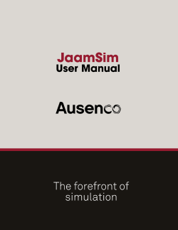 JaamSim Basic Example