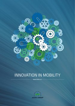 INNOVATION IN MOBILITY