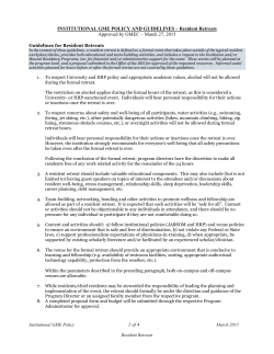 INSTITUTIONAL GME POLICY AND GUIDELINES â Resident