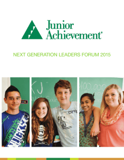 NEXT GENERATION LEADERS FORUM 2015