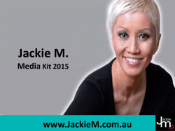 Media Kit - Jackie M