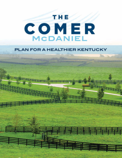 Plan for a Healthier Kentucky