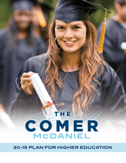 20-15 Plan for Higher Education