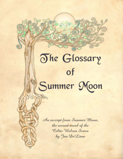Summer Moon Glossary