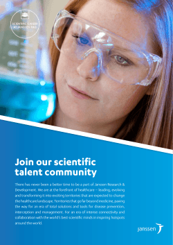 Join our scientific talent community