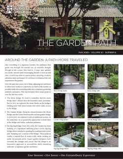 Newsletter - Portland Japanese Garden