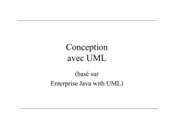 Conception avec UML