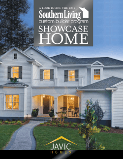 A LOOK INSIDE THE 2015 - Custom Home Builders Tampa