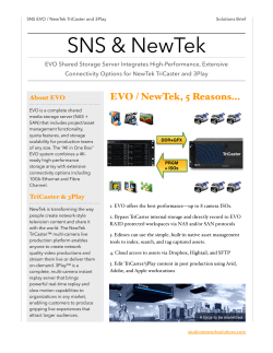 SNS and NewTek Solutions Brief