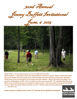 24th Annual Jimmy Buffett Invitational