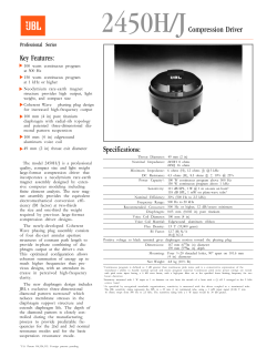 2450 H/J Specification Document