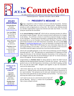 The JCEA-R - Jefferson County Education Association