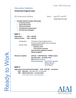 JCL Symposium Schedule
