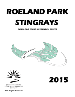 Roeland Stingray Swim Team Information Packet