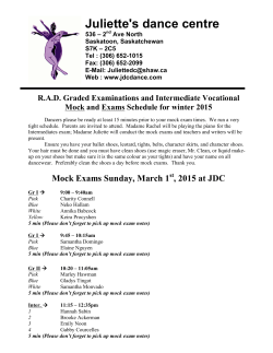 Mock exams are set for Sunday