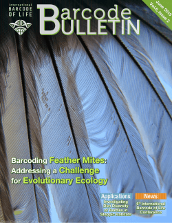 Barcoding Feather Mites: for Evolutionary Ecology