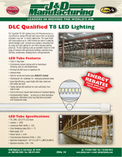 DLC Qualified T8 LED Lighting DLC Qualified T8 LED Lighting