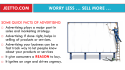 Why Advertise in
