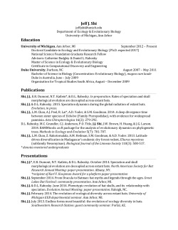 Full CV - Jeff J. Shi