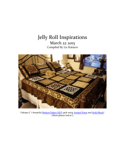 March 2015 Jelly Roll Inspirations
