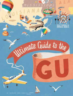 to read "Ultimate Guide to the Gulf."