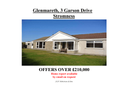 Glenmareth, 3 Garson Drive Stromness