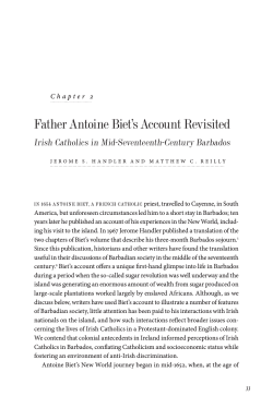 Father Antoine Biet`s Account Revisited