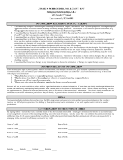 Consent Forms